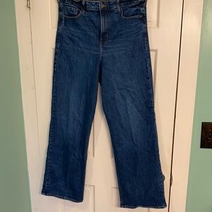Old navy extra high rise wide leg jeans. Size 14 T